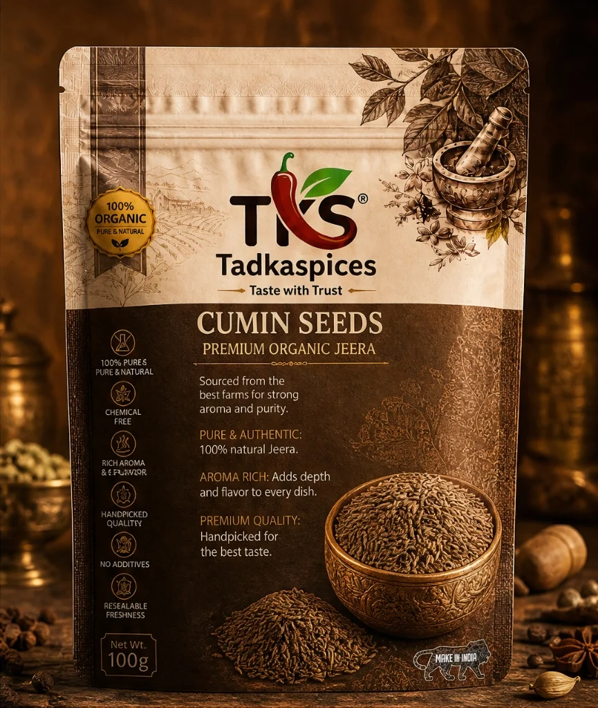 TKS Cumin Seeds — Premium Organic Jeera